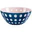 Салатник Guzzini Le Murrine 20 см синий с розовым (279420160 - миниатюра 1
