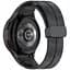 Браслет Cls-color для Samsung Galaxy Watch 4 - чорно-сірий ширина кріплення 20мм силікон Watchbands (W31-0WB21134651) - мініатюра 1