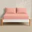 Простынь Cosas на резинке фланель 80х190х25 peach, персиковая (Flannel_03Peach_80х190х25) - миниатюра 4