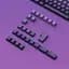 Набір кейкапів PBT Purple Gradient (130+) / фіолетовий OEM-комплект для ANSI / ISO клавіатур, Фіолетовий - мініатюра 3