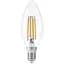 LED лампа Titanum Filament C37 4W E14 4100K (TLFC3704144) - мініатюра 2