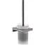Йоржик для унітазу підвісний Hansgrohe AddStoris Brushed Black 41752340, Шліфований чорний хром - мініатюра 1