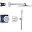 Душова система прихованого монтажу Grohe QuickFix Precision Smartcontrol з Vitalio SmartActive 310 34874000, Хром - мініатюра 1