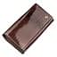 Гаманець жіночий ST Leather 18431 (S9001A) лакована шкіра коричневий - мініатюра 1