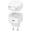 СЗУ Usams US-CC209 GaN With Lightning Magnetic Retractable Cable Module XMF Ser. 35W (2USB-C) White - миниатюра 1