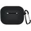 Чохол-накладка DK Apple AirPods Pro 2 | Silicone Candy Friendly з карабіном (black) - мініатюра 1