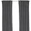 Штори на кухню та в кімнату Cosas Shadow 180х250 см 2 шт антрацит (Curtains_Graphite_180x250) - мініатюра 1