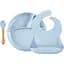 Набір для годування MinikOiOi BLW Set II Mineral Blue, силіконовий (101070021) - мініатюра 1