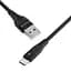 Кабель Proove Soft Silicone USB to Type-C 2.4A (1m) black (CCSO20001201) - мініатюра 2