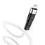Кабель Hoco X53 Pisces Cable USB to Type-C 3A 1m White - мініатюра 1