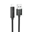 Кабель Hoco U127 з дисплеєм USB to Lightning 1.2 м чорний - мініатюра 1