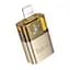 Адаптер переходник Hoco UA36 Lightning to USB золотистый - миниатюра 3
