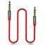 Аудиокабель Aux Remax 3.5 мм Aux Jack Cable L100 1 м красный - миниатюра 4
