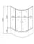 Душова кабіна з високим піддоном Mixxus Plain SCT01-90x90x195-FB Satin матове скло 4 мм MI6894, Універсальна, хром матовий - мініатюра 2