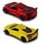 Автомодель TechnoDrive Chevrolet Corvette C8 Z06, 2024 (жовтий, червоний) (250310) - мініатюра 8