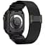 Металевий ремінець CasePro Milanese Titanium Color Band Black для Apple Watch 49мм/46мм/45мм/44мм - мініатюра 1