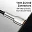 Дата кабель Baseus Cafule Metal USB to Type-C 66W (0.25m) (CAKF) Black - мініатюра 2