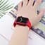 Ремінець силіконовий Hoco iWatch WA08 honeycomb 38/40/41 mm big червоний - мініатюра 2