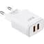 Мережевий зарядний пристрій Celebrat C-N2-EU 2USB 2.4А wall charger + Type-C cable White - мініатюра 3