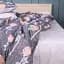 Простирадло MirSon Ranforce Elite 17-0706 Silver Petals 220x240 см світло-сіре (2200010619362) - мініатюра 1