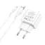 Комплект зарядного блока и кабеля Hoco Proton C98A Micro USB Cable 1USB 18W белый - миниатюра 7
