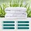 Одеяло ТЕП Membrana Print Aloe Vera Природа 150x210 белое (1-02571_00000) - миниатюра 9
