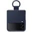 Чохол Samsung Galaxy Z Flip 4 Silicone Cover with Ring Navy sm-f721b - мініатюра 6