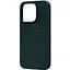 Чехол-накладка Njord Salmon Leather MagSafe Case Green для iPhone 15 Pro (NA53SL02) - миниатюра 2