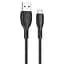 Дата кабель Borofone BX86 Advantage USB to MicroUSB 2.4A (1m) Black - мініатюра 1