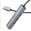 Хаб адаптер Borofone DH12 Smart 4-in-1 converter (Usb to Usb3.0x4) кабель 1.2 метра - мініатюра 3
