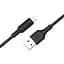 Кабель Hoco X25 USB to Micro 2A 1 м PVC PVC connectors чорний - мініатюра 3