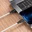 Кабель Hoco X21 Pisces Cable USB to Lightning 3A 1m Black - White - мініатюра 2