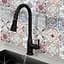 Смеситель для кухни с вытяжным изливом Rea Deco black (REA-B0182) черный матовый - миниатюра 2