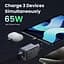 Зарядний пристрій 3xUSB 65W (2xUSB-C+USB-A) Gan Nexode Fast Charger Сірий X553 Ugreen - мініатюра 4