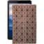 Чехол StatusCASE из экокожи для планшета Sigma Tab A801 4G Коричневый ромб - миниатюра 1