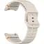 Силіконовий ремінець BeCover Ribbed Tape для Samsung Galaxy Watch (20 mm) 3 41 mm/4 40mm-44mm/5 40-44mm/6 40-44mm/7 40-44mm Cream (712039) - мініатюра 3
