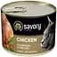 Вологий корм для дорослих стерилізованих котів Savory Cat Can Adult Sterilised з куркою 200 г - мініатюра 1