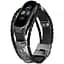 Ремешок винтажный Carprie для фитнес-браслета Xiaomi Mi Band 5 и 6 Type D Black black - миниатюра 1