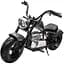 Дитячий електромотоцикл Ramiz Chopper Warrior 2х18, чорний (PA.XB-1058.CZ) - мініатюра 1