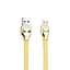 Кабель Hoco U14 Pisces Cable USB to MicroUSB 2,4A 1,2m Gold - мініатюра 1