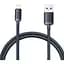 Кабель Baseus Crystal Shine Series Fast Charging Data Cable USB to iP 2.4A 1.2 м Черный - миниатюра 1