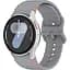 Ремешок для Samsung Galaxy Watch 4 40mm - серый ширина крепления 20мм силикон Watchbands Seven Pro (W49-4WB21370125) - миниатюра 1
