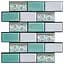 Декоративна плитка Sticker Wall ПВХ на самоклейці 300х300х5мм М'ятна СПП-505 SW-00001139 - мініатюра 1