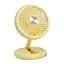 Вентилятор настільний Mini Fan W1646 жовтий, акумуляторний складаний, USB, 2 швидкості - мініатюра 4