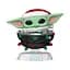 Фігурка Funko Pop Мандалорець Грогу The Mandalorian Grogu with Santa Hat in Pram 10 см FP G 746 - мініатюра 2