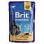 Влажный корм для кошек Brit Premium Cat pouch лосось и форель 100 г - миниатюра 1