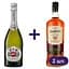 Набір: Вино ігристе Martini Asti DOCG 0.75 л + Спиртний напій на основі рому Bacardi Oakheart Original 35% 2 л (1 л x 2 шт.) - мініатюра 1