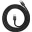 Кабель Baseus Cafule Type-C 3A PD 2.0 60W Flash Charging 1.0 м Grey/Black (CATKLF-GG1) - мініатюра 3