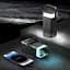 Зовнішній акумулятор Power Bank LENYES PX492D, 40000 мА·год, швидка зарядка PD 22.5W, RGB підсвітка, чорний - мініатюра 4
