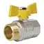 Кран кульовий SD Plus 1" ВЗ для газу (метелик) SD607NG25PN40 - мініатюра 1